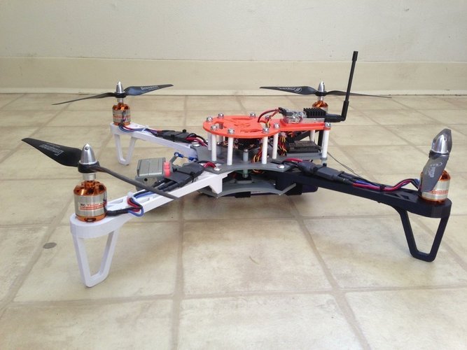 3D Printed FPV Quadcopter The Crossfire 3D Print 52774