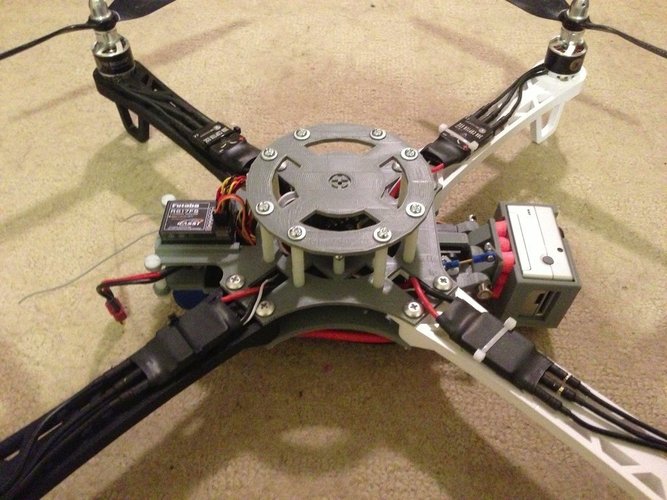 3D Printed FPV Quadcopter The Crossfire 3D Print 52777