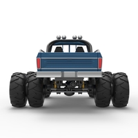 Vintage Monster Truck with double wheels 1:25 - Thumbnail 16