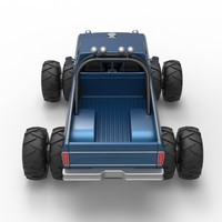 Vintage Monster Truck with double wheels 1:25 - Thumbnail 17