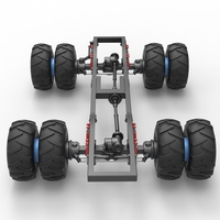 Chassis of vintage monster truck with double wheels 1:25 - Thumbnail 15
