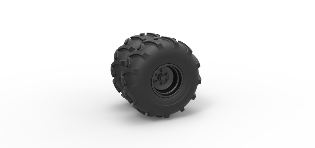 Diecast Offroad double wheel Scale 1:25 3D Print 527849