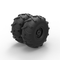 Diecast Offroad double wheel Scale 1:25 - Thumbnail 9