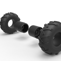 Diecast Offroad double wheel Scale 1:25 - Thumbnail 11