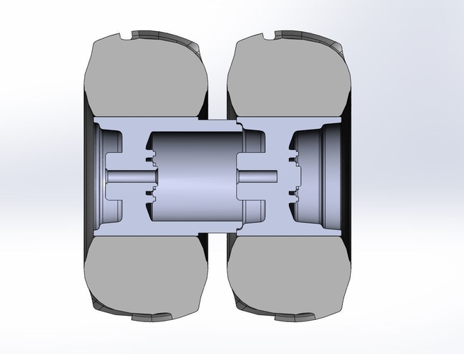 Diecast Offroad double wheel Scale 1:25 3D Print 527862