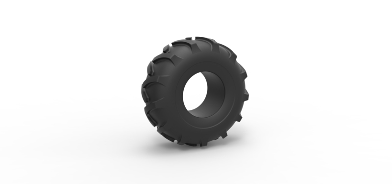 Diecast offroad tire 82 Scale 1:25
