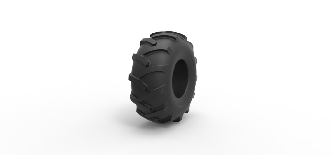 Diecast offroad tire 82 Scale 1:25 3D Print 527864