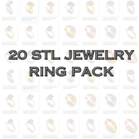 20 STL JEWELRY PACK - Thumbnail 1