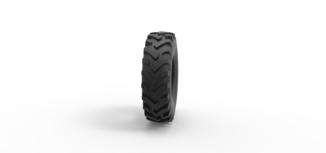 Diecast offroad tire 83 Scale 1:25 3D Print 527899