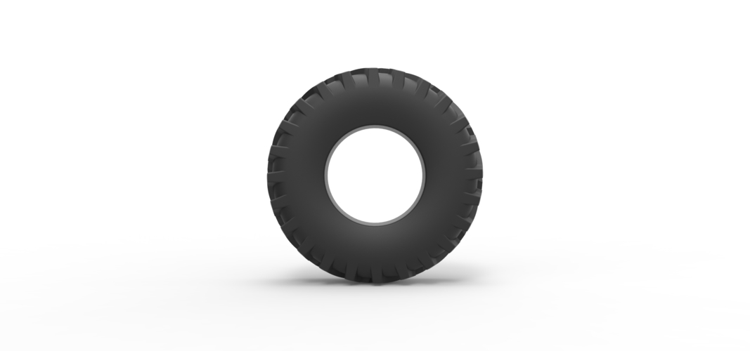 Diecast offroad tire 83 Scale 1:25 3D Print 527901