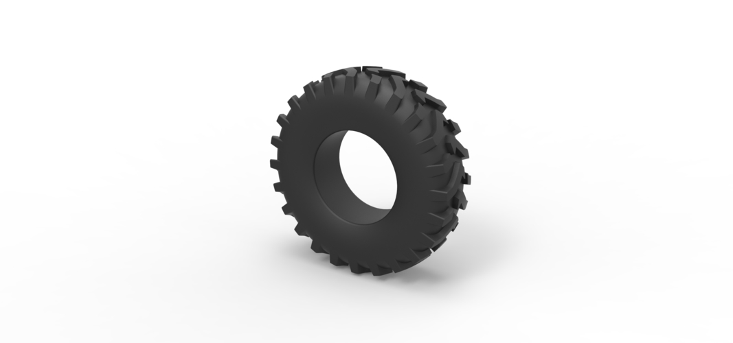 Diecast offroad tire 83 Scale 1:25 3D Print 527903