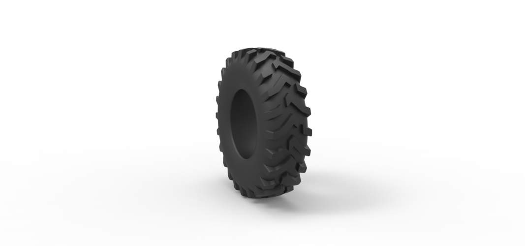 Diecast offroad tire 83 Scale 1:25 3D Print 527904