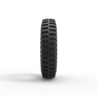 Military Whitewall tire Scale 1:25 - Thumbnail 4