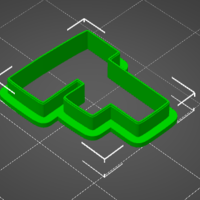 Space comic letter A through z cookie cutters - Thumbnail 6