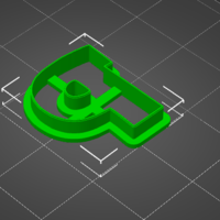 Space comic letter A through z cookie cutters - Thumbnail 16