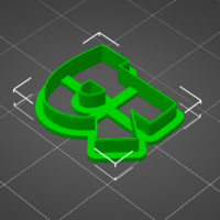 Space comic letter A through z cookie cutters - Thumbnail 18