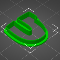 Space comic letter A through z cookie cutters - Thumbnail 21