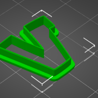 Space comic letter A through z cookie cutters - Thumbnail 22