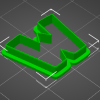 Space comic letter A through z cookie cutters - Thumbnail 23