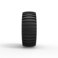 Whitewall Trom tire Scale 1:25 - Thumbnail 4