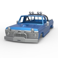 Shell of vintage Monster Truck Version 1 Scale 1:25 - Thumbnail 5