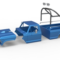 Shell of vintage Monster Truck Version 1 Scale 1:25 - Thumbnail 16