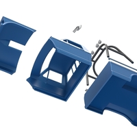 Shell of vintage Monster Truck Version 1 Scale 1:25 - Thumbnail 18