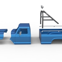 Shell of vintage Monster Truck Version 1 Scale 1:25 - Thumbnail 20