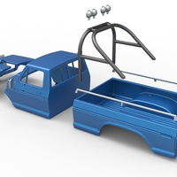 Shell of vintage Monster Truck Version 1 Scale 1:25 - Thumbnail 21