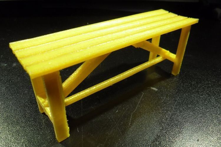 Sitting bench 3D Print 52805