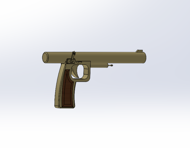 ONE PIECE PISTOL OF SAINT CHARLOS 3D Print 528050