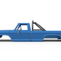 Shell of vintage Monster Truck Version 2 Scale 1:25 - Thumbnail 7