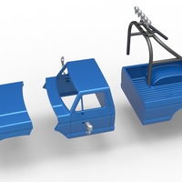 Shell of vintage Monster Truck Version 2 Scale 1:25 - Thumbnail 15