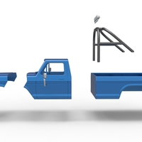 Shell of vintage Monster Truck Version 2 Scale 1:25 - Thumbnail 18