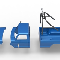 Shell of vintage Monster Truck Version 2 Scale 1:25 - Thumbnail 19