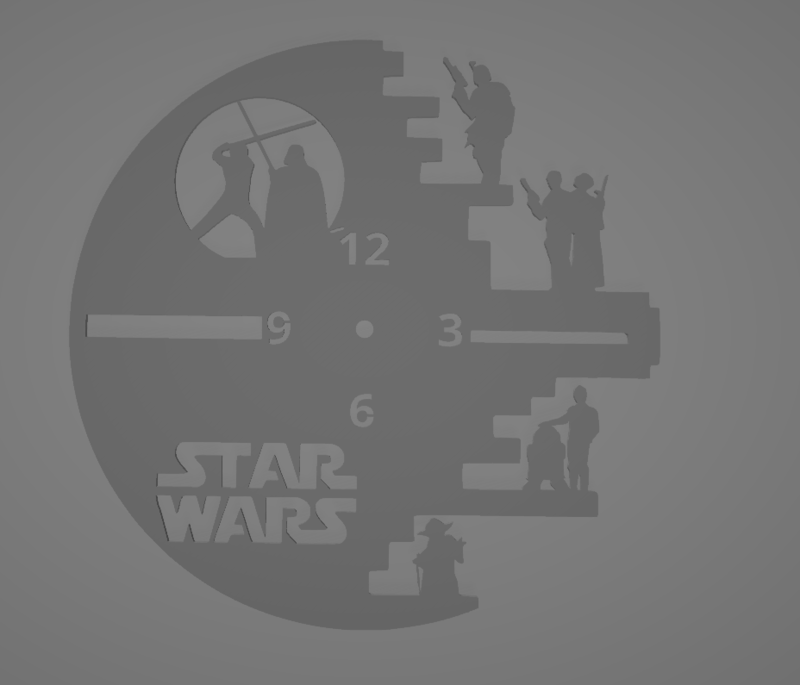 Star wars clock