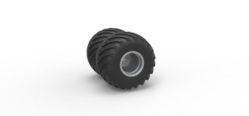 Monster Jam Double Wheel Scale 1:25