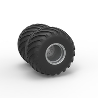 Monster Jam Double Wheel Scale 1:25 - Thumbnail 1