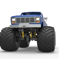 Vintage Monster Truck with double wheels 1:25 - Thumbnail 18