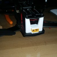 Small QAV250 XT60 Plug mount / holder 3D Printing 52834