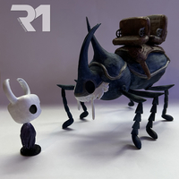 Small THE LAST STAG | HOLLOW KNIGHT DIORAMA COLLECTIBLE STATUE 3D Printing 528359