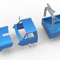 Shell of vintage Monster Truck V3 Scale 1:25 - Thumbnail 17