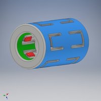Small LM8UU linear pad bearing 3D Printing 52838