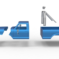Shell of vintage Monster Truck V3 Scale 1:25 - Thumbnail 20