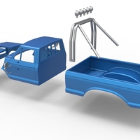 Shell of vintage Monster Truck V3 Scale 1:25 - Thumbnail 21