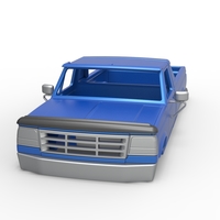 Shell of vintage Monster Truck V4 Scale 1:25 - Thumbnail 4