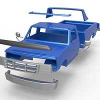 Shell of vintage Monster Truck V4 Scale 1:25 - Thumbnail 17