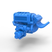 Engine V8 for vintage dragster V2 Scale 1:25 - Thumbnail 4