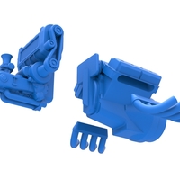 Engine V8 for vintage dragster V2 Scale 1:25 - Thumbnail 20