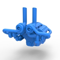 Quad turbo V8 Engine Scale 1:25 - Thumbnail 4